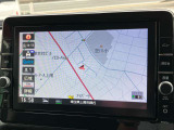 純正メモリーナビ付きです。フルセグTV視聴、Bluetooth接続といったオーディオ類も充実しています。9インチ画面で見やすくなっています。
