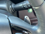 運転席手元でシフトダウンアップが可能なパドルシフトを装備