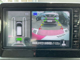 アラウンドビューモニターで全周囲が見えるのでバックや駐車が苦手な方も安心です。