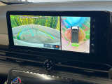 【アラウンドビューモニター】専用のカメラにより、上から見下ろしたような視点で360度クルマの周囲を確認することができます☆死角部分も確認しやすく、狭い場所での切り返しや駐車もスムーズに行えます。