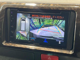 【パノラミックビューモニター】専用のカメラにより、上から見下ろしたような視点で360度クルマの周囲を確認することができます☆死角部分も確認しやすく、狭い場所での切り返しや駐車もスムーズに行えます。