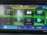 ナビのAVメニュー画面です。