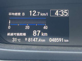 現在の走行距離です