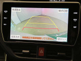 バックギアに入れると、このように後方が映し出されます!駐車の際とても安心!便利!最終確認はご自身の目と耳で必ず行ってください!