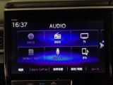 【オーディオ機能】オーディオは、フルセグTVの他にDVD/CDプレーヤーを装備♪もちろんFM/AMラジオもお聞きいただけますよ♪