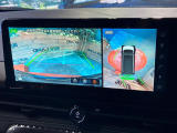 【アラウンドビューモニター】専用のカメラにより、上から見下ろしたような視点で360度クルマの周囲を確認することができます☆死角部分も確認しやすく、狭い場所での切り返しや駐車もスムーズに行えます。
