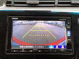 後方確認はバックカメラにお任せ♪後退時に便利で、駐車が楽になります♪