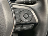 前方の車との車間を設定し、スピードを上げたり緩めたりを自動で行ってくれる追尾式の「レーダークルーズ」。上級装備の一つです!高級車にしかつかない嬉しい機能です。