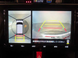 バック時の運転をサポートするバックガイドモニター&パノラミックビューモニター