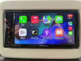 AppleCarPlayに対応のディスプレイオーディオです、スマートフォンとUSBケーブルによる有線接続接続し、普段使っているアプリを画面で操作できます。