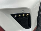【デイライト】フロントバンパーにビルトインのデイライトは昼間でも対向車からの視認性を向上させ見た目のファッション性も上がります。