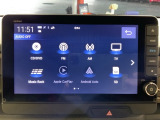 リアカメラ付で、後方をナビ画面で確認。車庫入れも安心です。もちろん、バックギアと連動しています。