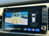 バックカメラ♪運転席から死角となりやすい部分も見えやすく車庫入れの苦手な方にも安心して駐車できます☆