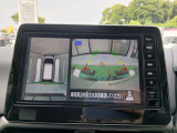 車を真上から画面で確認出来るアラウンドビューモニター♪画面を見ながら車庫入れが非常に楽になります!