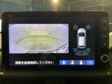 リアカメラ付で、後方をナビ画面で確認。車庫入れも安心です。もちろん、バックギアと連動しています。