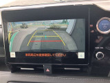 バックカメラ、後退時もこれがあれば安心です