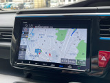 【ナビ】ホンダ純正ナビゲーション装備。最近はスマートフォンの地図機能でも十分ですが、やはりモニターが付いていると直感的に現在地も分かり安心です。