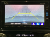バックでの車庫入れも安心です! リアカメラが付いているバックモニター付のナビを装備しております。操作線もついており距離感も画面から確認できます。