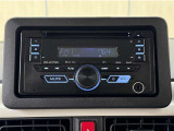 AM・FMチューナー/CD再生機能付き。お好きな音楽を聴きながらのドライブは楽しいですよね〜♪