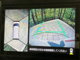 【パノラマモニター】専用のカメラにより、上から見下ろしたような視点で360度クルマの周囲を確認することができます☆死角部分も確認しやすく、狭い場所での切り返しや駐車もスムーズに行えます。
