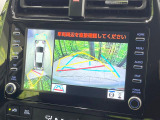 【パノラミックビューモニター】専用のカメラにより、上から見下ろしたような視点で360度クルマの周囲を確認することができます☆死角部分も確認しやすく、狭い場所での切り返しや駐車もスムーズに行えます。