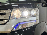 LEDヘッドライトです。デザイン性がよくとても明るいので、夜間の走行や悪天候でも安心です。しかも長寿命!