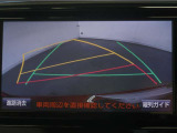 バックガイドモニターで、後方を確認しながら安心して駐車することが出来ます。運転初心者も熟練者も必須の機能ですよ!