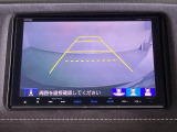 便利な3ビュー切り替え、ガイド線表示付きのバックカメラです。後退時、後方の視界をサポートします