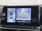 【全周囲カメラ】車両周囲の障害物の位置をモニターでチェックすることができます☆運転中や駐車時などの周囲の安全をサポートしてくれます☆