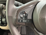 ステアリングにオーディオ操作スイッチが付いています。オーディオ画面に直接タッチしなくても操作が出来ますので、運転に集中できます。