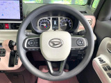 【ステアリングスイッチ】運転中、前方から目線をそらすことなく、オーディオ等の操作が可能な便利機能!安心&快適なドライブを演出してくれます♪