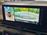 【アラウンドビューモニター】専用のカメラにより、上から見下ろしたような視点で360度クルマの周囲を確認することができます☆死角部分も確認しやすく、狭い場所での切り返しや駐車もスムーズに行えます。