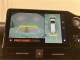 安全機能のバックモニター&全周囲モニターも装備です。