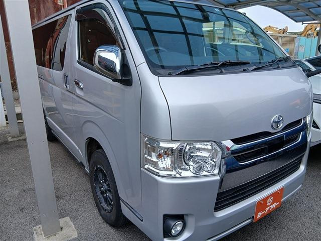 ハイエースバン 2.8 スーパーGL ロング ディーゼル 4WD 禁煙車 Panassonic製ナビ バ...