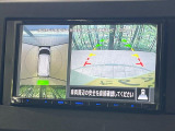 【アラウンドビューモニター】専用のカメラにより、上から見下ろしたような視点で360度クルマの周囲を確認することができます☆死角部分も確認しやすく、狭い場所での切り返しや駐車もスムーズに行えます。