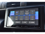 社外(パイオニア製)のメモリーナビ。フルセグテレビ内蔵。CD・DVD再生。ブルートゥースオーディオ