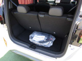 大きなお荷物も広々としたトランクに載せる事が出来ます。うれしいですね。