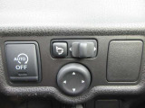 便利な電動格納ミラーです