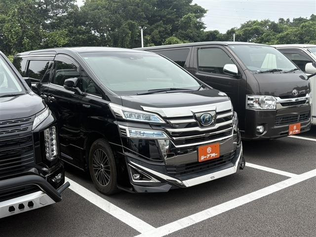 ヴェルファイアハイブリッド 2.5 エグゼクティブ ラウンジ E-Four 4WD禁煙車 モデリスタエアロ 純正9型ナビ