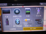 CDDVD再生、SDカード再生、AM、FMラジオ、交通情報、Bluetooth装備しています♪