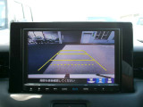 バックカメラで後方を映すので車庫入れも安心