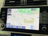 【9型ナビ機能付きディスプレイオーディオ】ナビ機能搭載の他、お持ちのスマートフォンと連携して、ナビやbluetoothでの音楽再生が可能です♪デザインはもちろん操作性も良好!