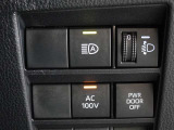 非常時やキャンプなどに役立つAC100Vコンセント付きです。