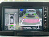 アラウンドビューモニターで全周囲が見えるのでバックや駐車が苦手な方も安心です。