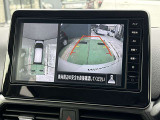 空から車を見たような「アラウンドビューモニター」!車の周りが一目で確認できるので、小さなお子様や障害物があっても安心して乗ることができます♪