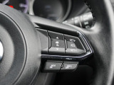 前走車両の速度に合せて、自車の速度を調整できる「アダプティブクルーズコントロール」を装備しています。