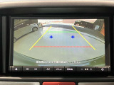バックカメラ付きで、車両周辺の安全確認も一目できます!小さなお子様や障害物も確認できるので、運転のしやすさだけでなく事故防止にも役立ち安心して駐車出来ます♪