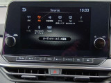ニッサンコネクトナビゲーションシステム(地デジ) ハンズフリーフォン VICS(FM多重) Bluetooth Apple CarPlay Android Auto連携、AM/FMラジオ、iPod対応