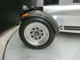 SpeedStar MkⅢの13インチアルミホイールにADVAN048タイヤ185/60R13を装着。