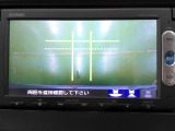バックカメラの画像です。車庫入れの安心感がアップしますね。